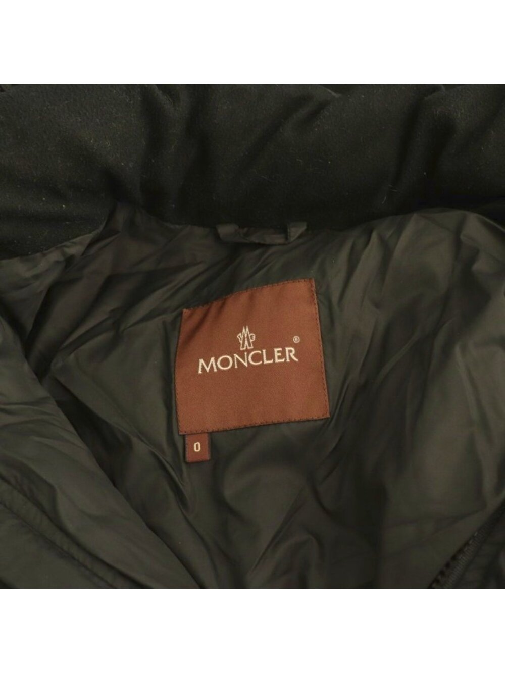 Moncler Cles Down Jacket Outer 0 Black - Picture 6 of 8